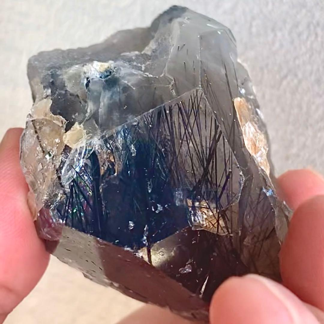 めちゃ審美的なザギマウンテンクォーツD/リーベカイトインクォーツ/虹入り