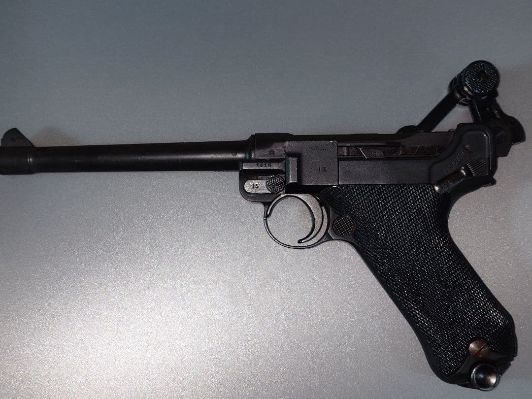 タナカ ルガーP08 HW 8インチ ガスブローバック【美箱付き・動作確認済】