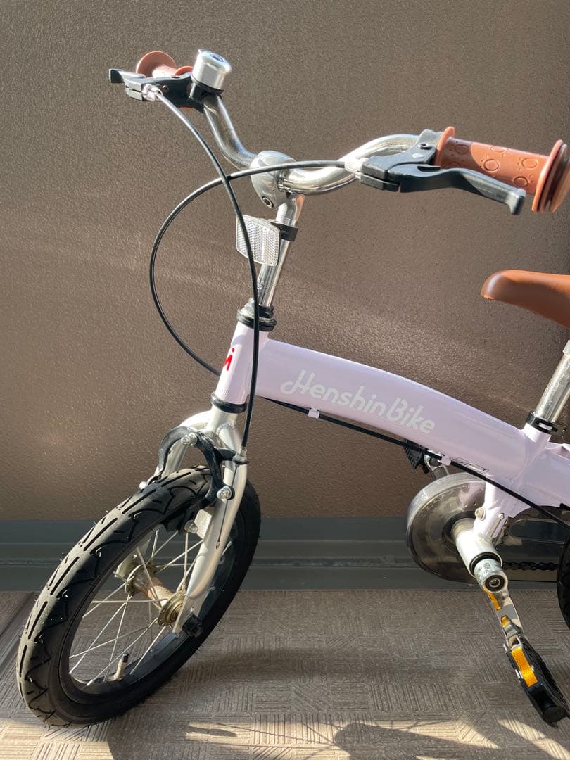 へんしんバイク　パープル　14インチ