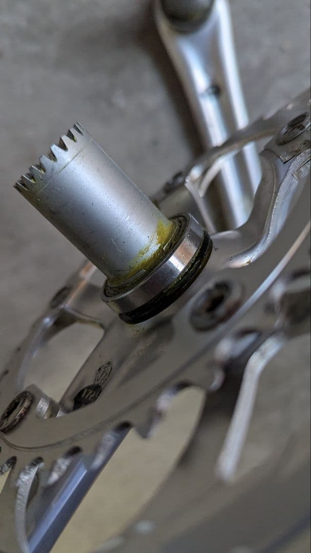 カンパ ベローチェ クランクセット 172.5 50-34 10S シルバー