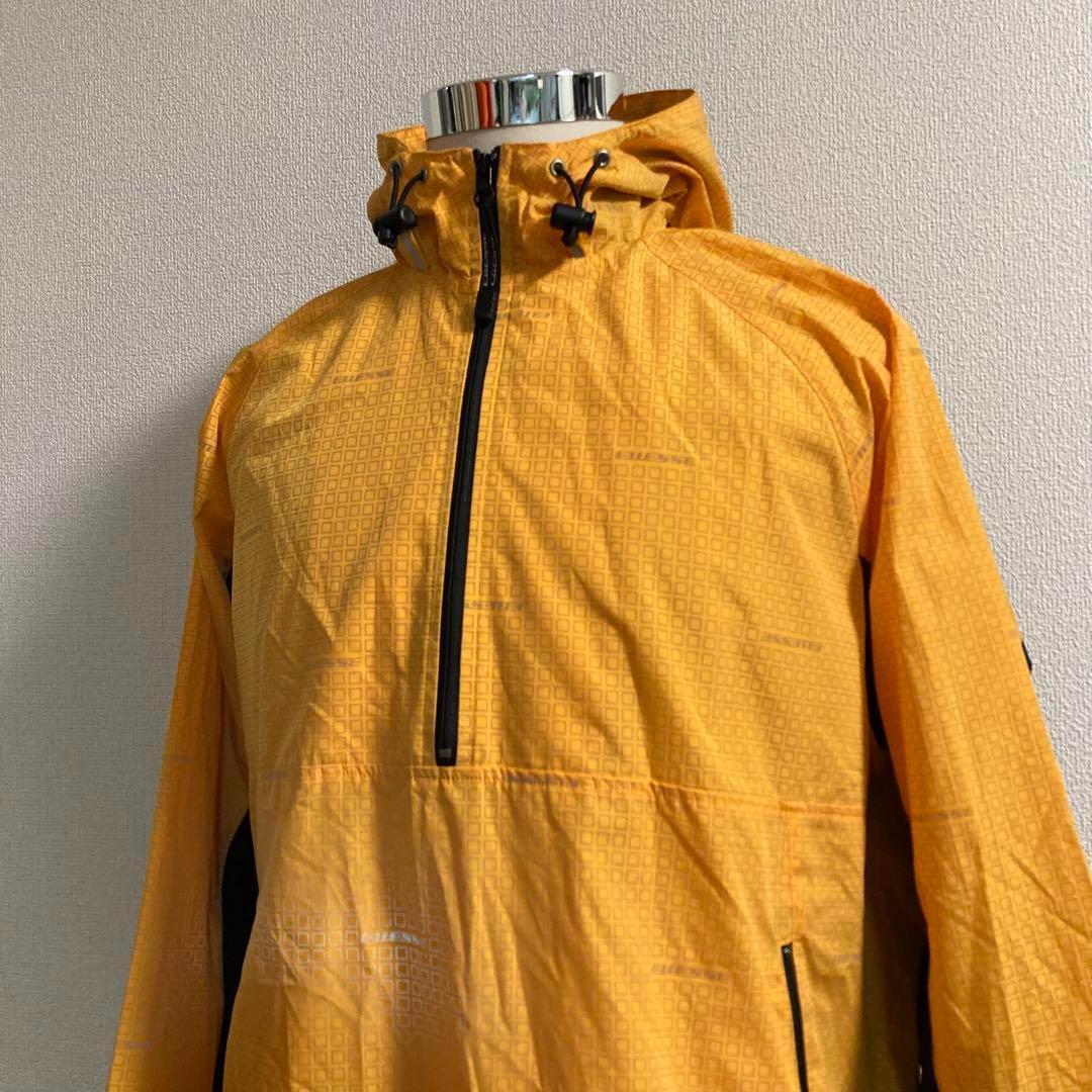 エレッセ アノラック リフレクター パーカー オレンジ Lサイズ