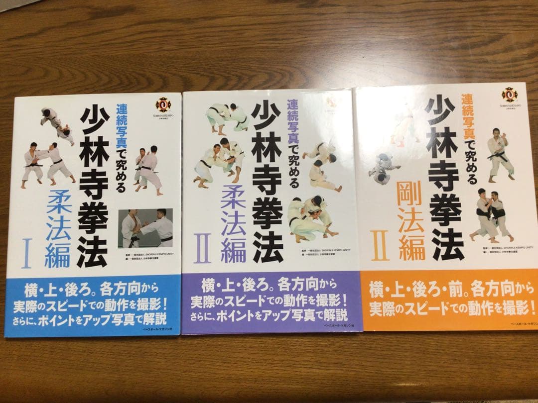 連続写真で究める少林寺拳法 教本 3冊セット
