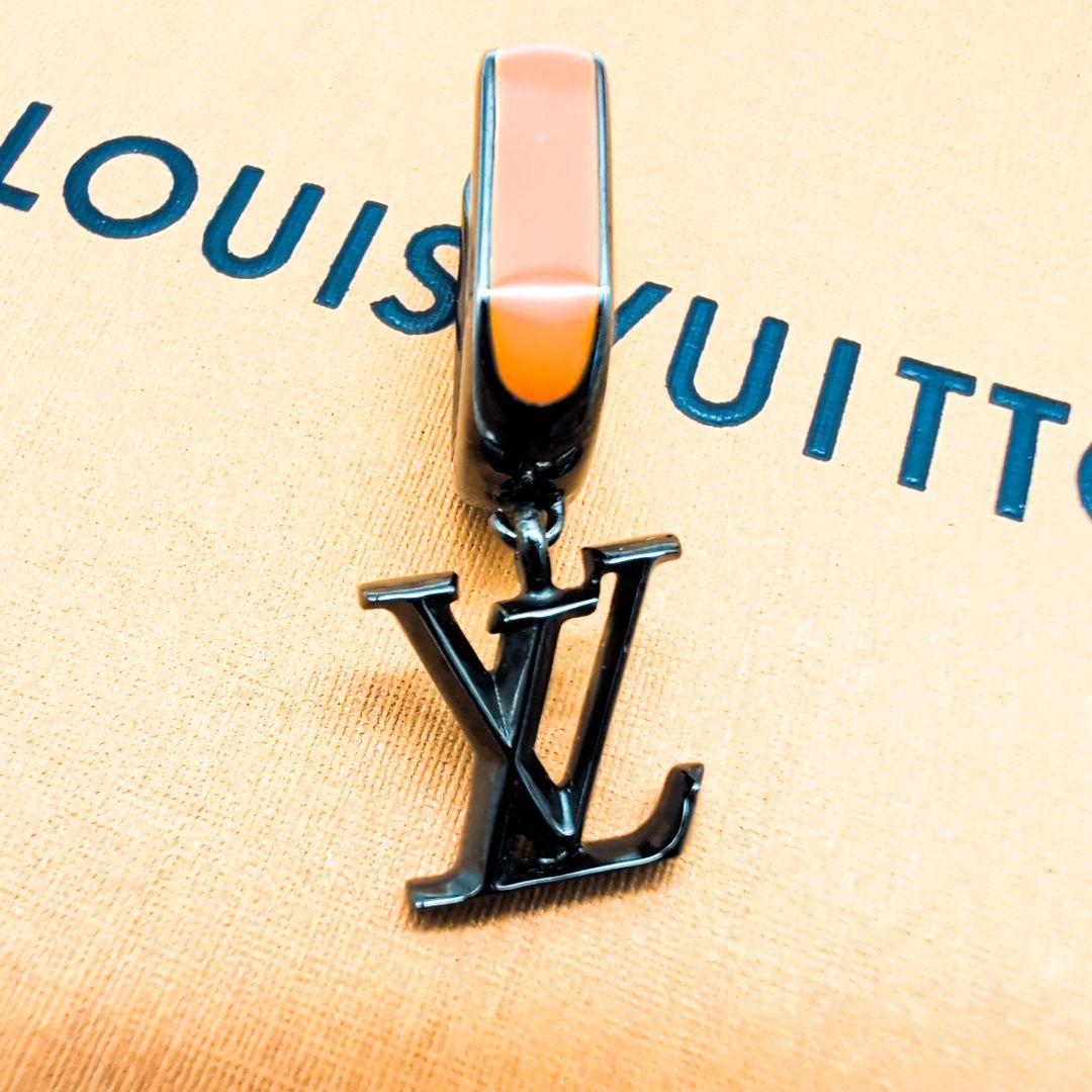 ルイヴィトン　ブックルドレイユ　パラダイスチェーン　ピアス オレンジ