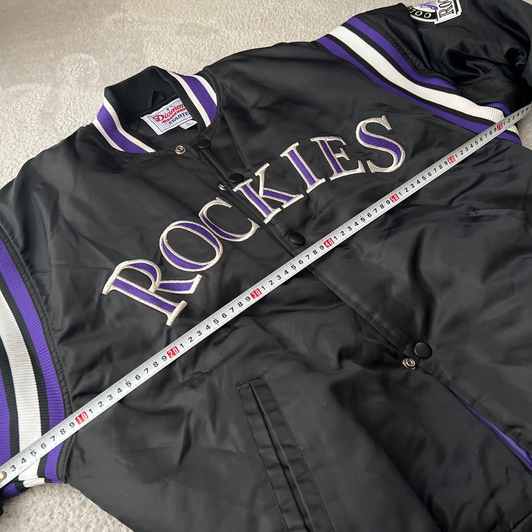 美品✨スターター　ロッキーズ　スタジャンMLB STARTER ダイアモンドＬ