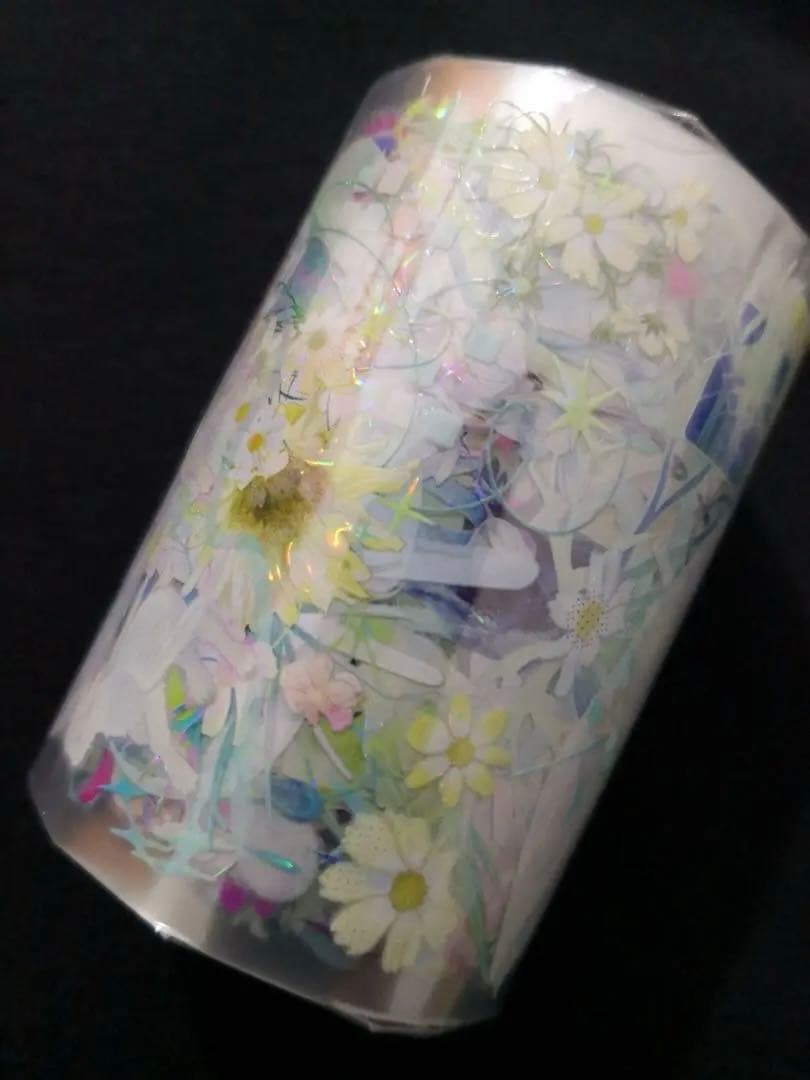 【8542】海外　マステ　3/5/巻売り　貝殻光マスキングテープ