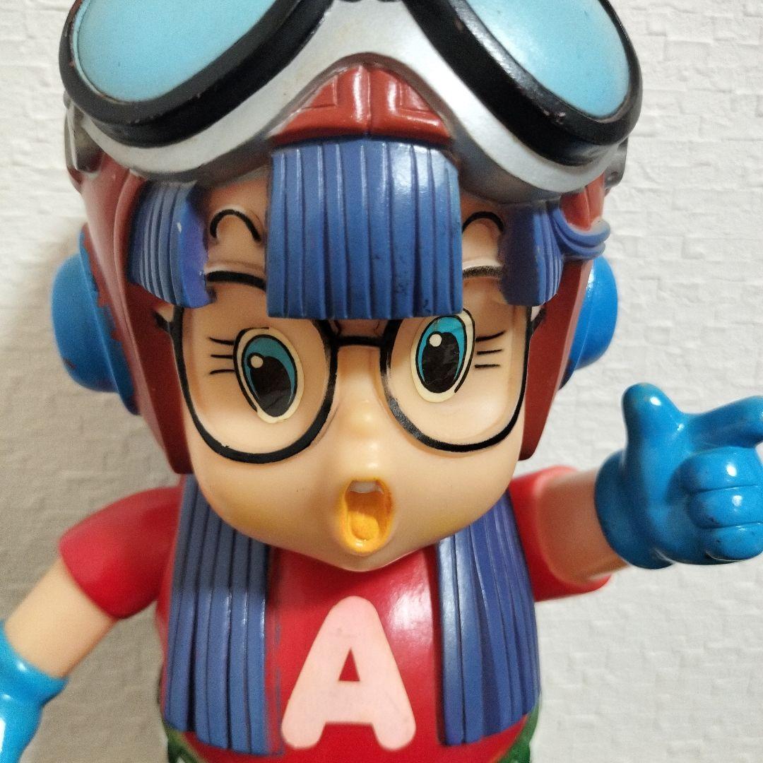 当時物！希少！Dr.スランプアラレちゃん　ソフビ貯金箱＆ガッチャン指人形