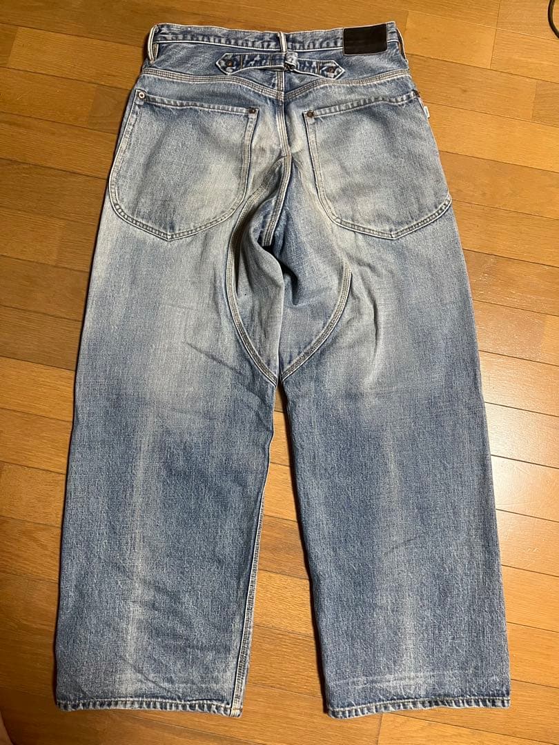 パンツ sugarhill 22ss faded double knee pants32