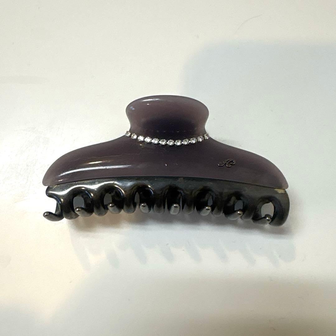 完売色　acca アッカ　Lサイズ　コラーナ　ダークグレー　ヘアクリップ