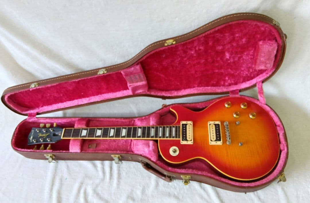 Aria Pro II　Leopard　サンバースト　レスポール　　ジャンク品