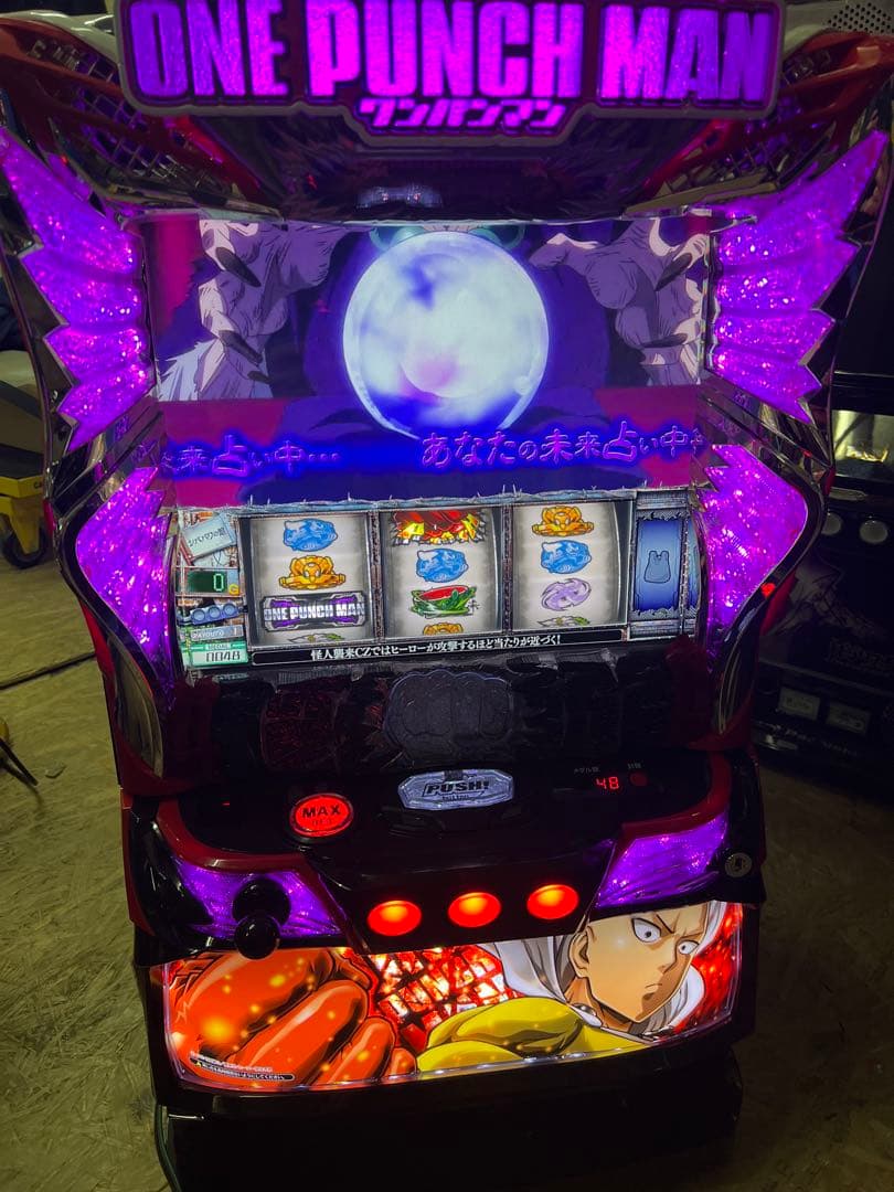 スマスロ実機　ワンパンマン　データ対応ユニット付き