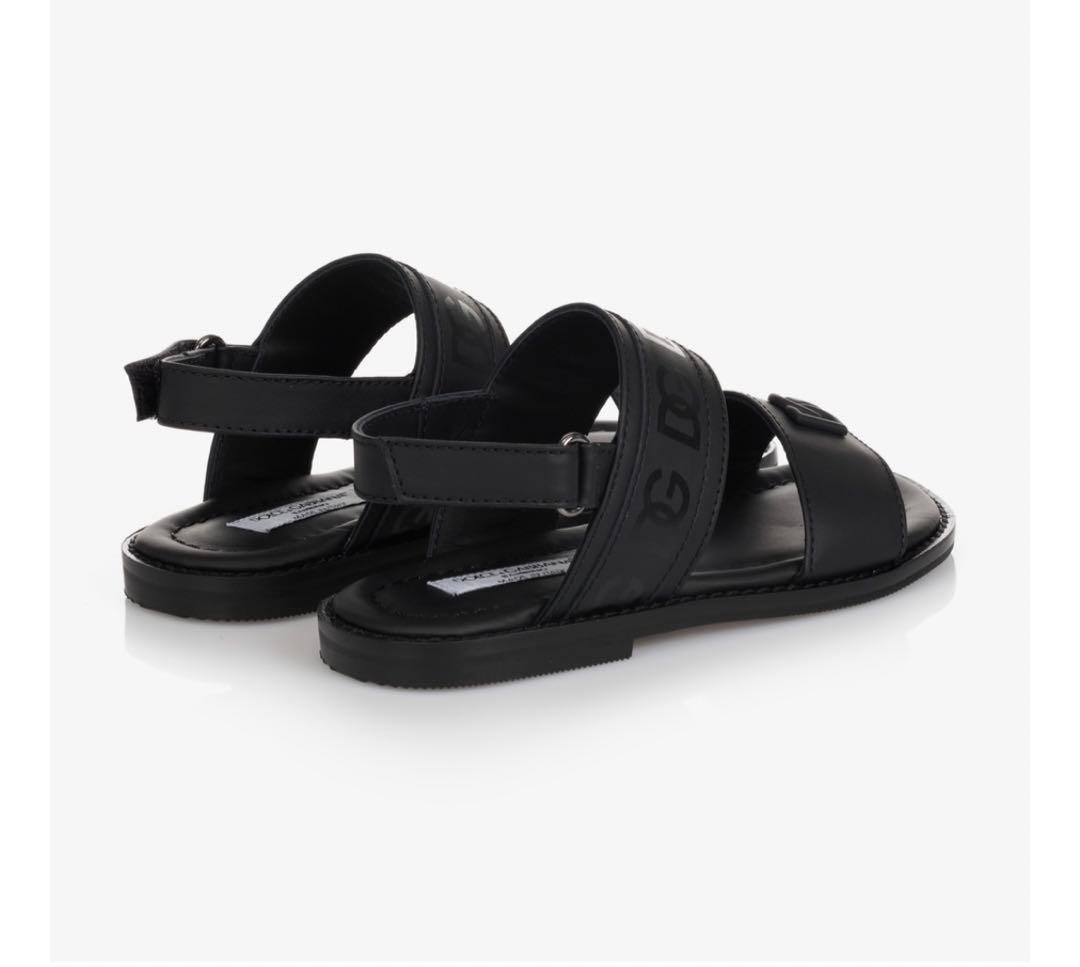 dolce&gabbana ドルガバ　サンダル　ブラック　黒 16 17 18