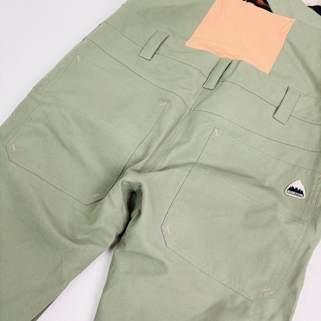 2460 バートン ビブパンツ カーキ 裏地付き つなぎ
