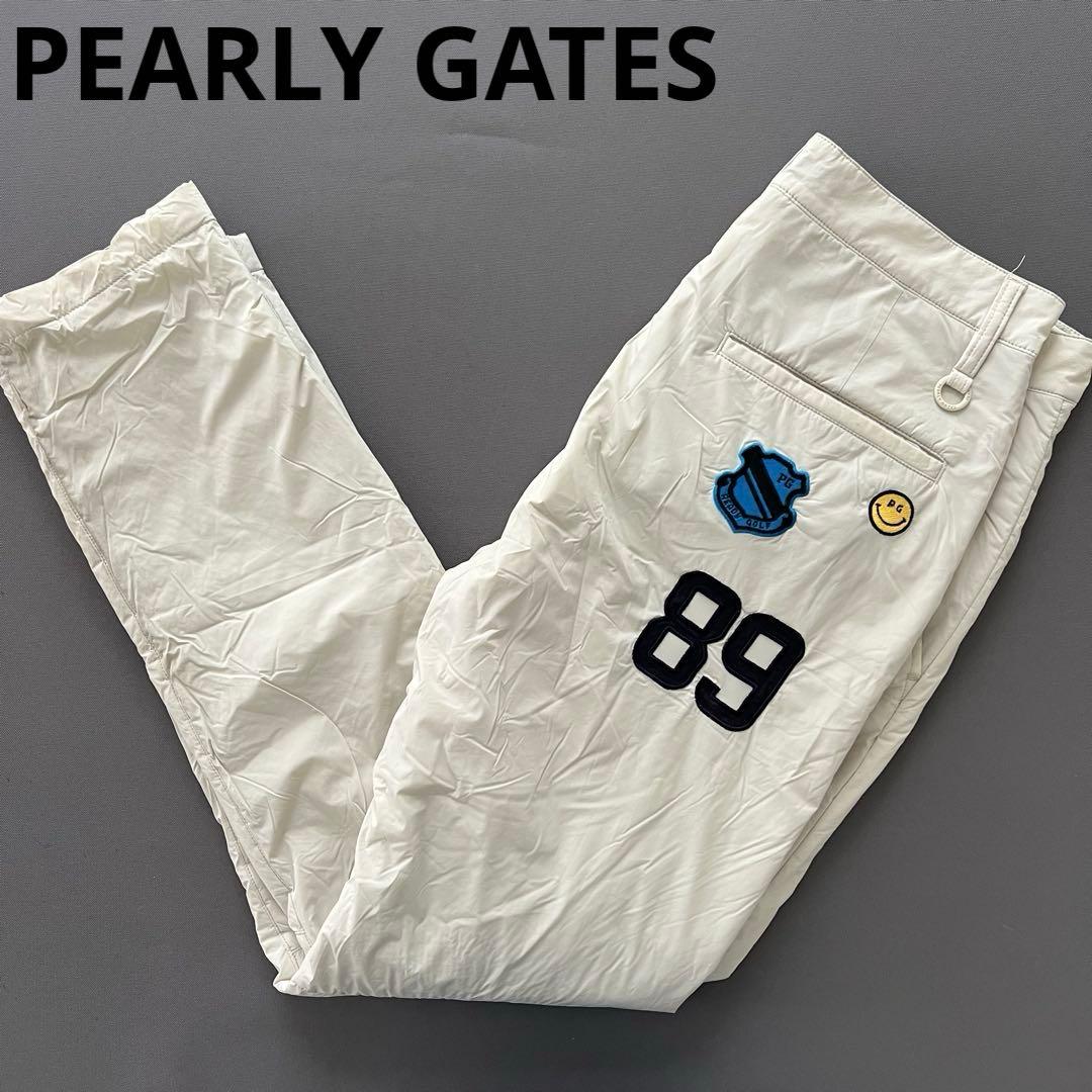 PEARLY GATES パーリーゲイツ　中綿入り　ダウンパンツ　スマイル　ニコ
