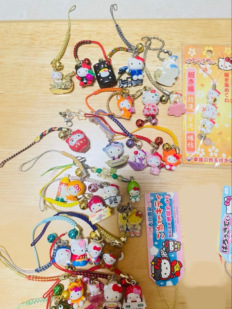 ご当地ハローキティ ストラップセット キーホルダー