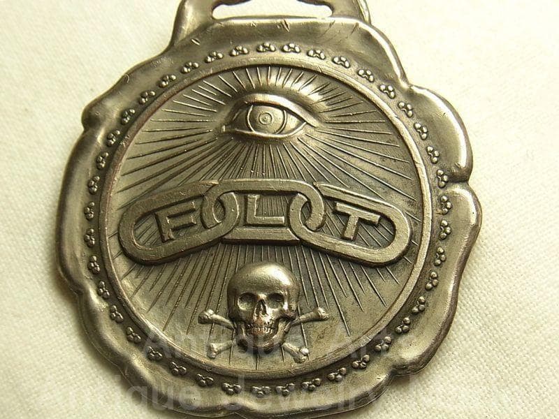 《m6502》秘密結社オッドフェローズ ウォッチフォブ アンティーク アメリカ