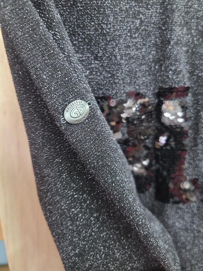 S GOLDBERGH ブラックスパンコールロングスリーブシャツ