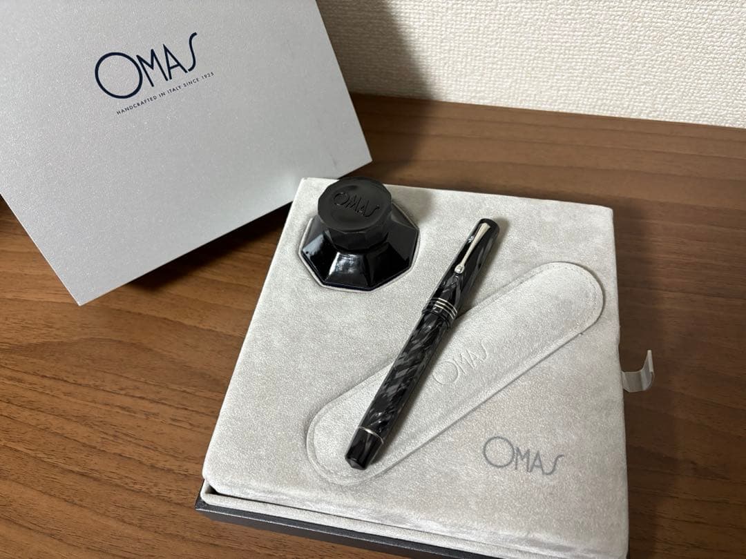 オマス グレイセルロイドNovelli Special 万年筆:B