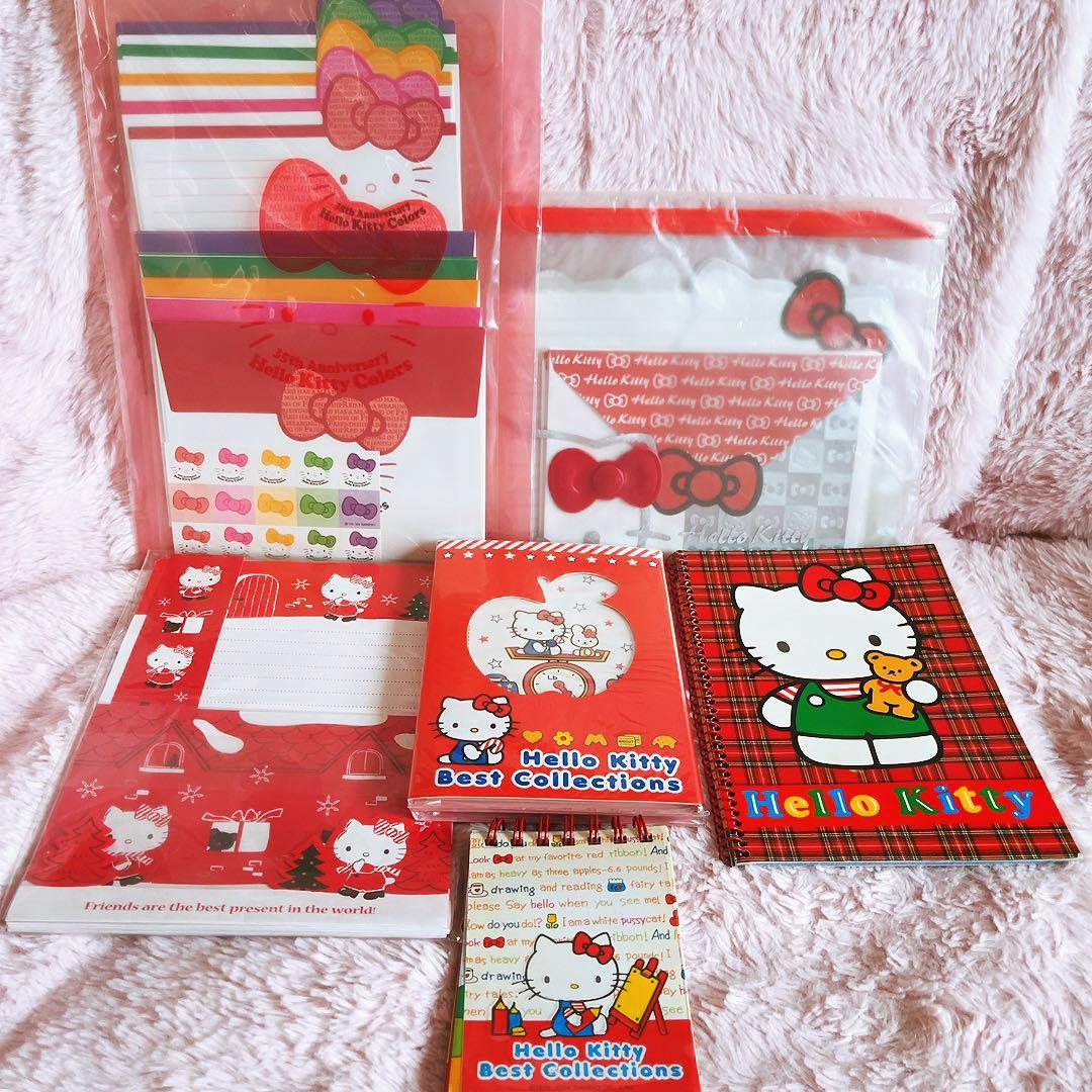 希少レア　ハローキティ　平成レトロ　レターセット　メモ　ノート