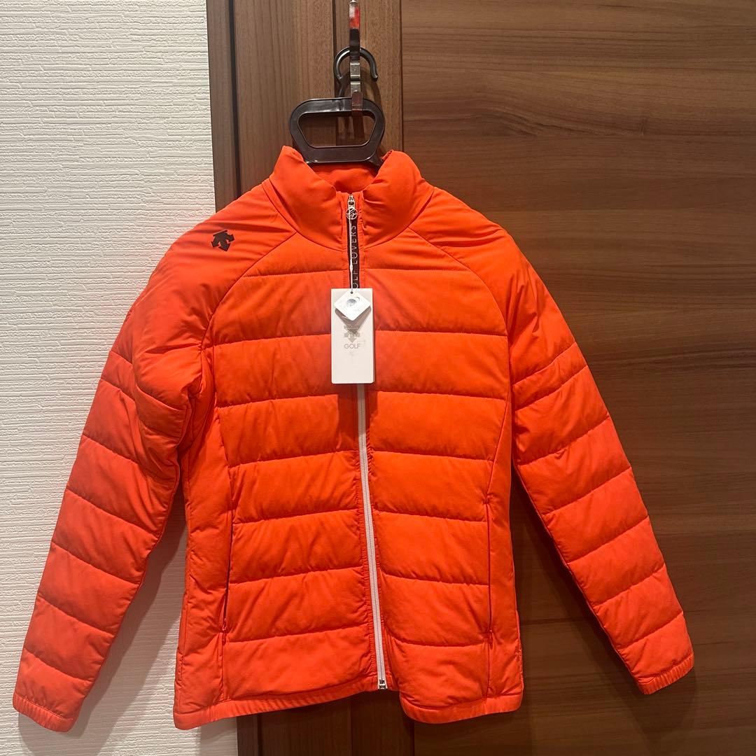 新品　デサント　ゴルフ　ダウン　オレンジ　S