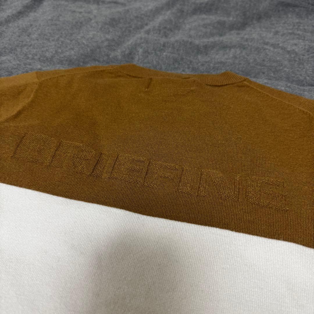 BRIEFING セーター XS ベージュ/ホワイト