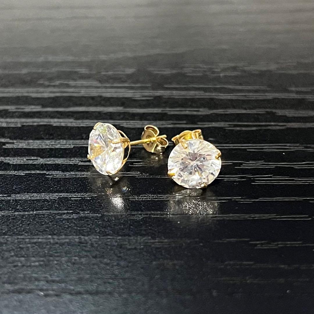 AVALANCHE アバランチ 14Kイエローゴールド スタッズピアス 7mm