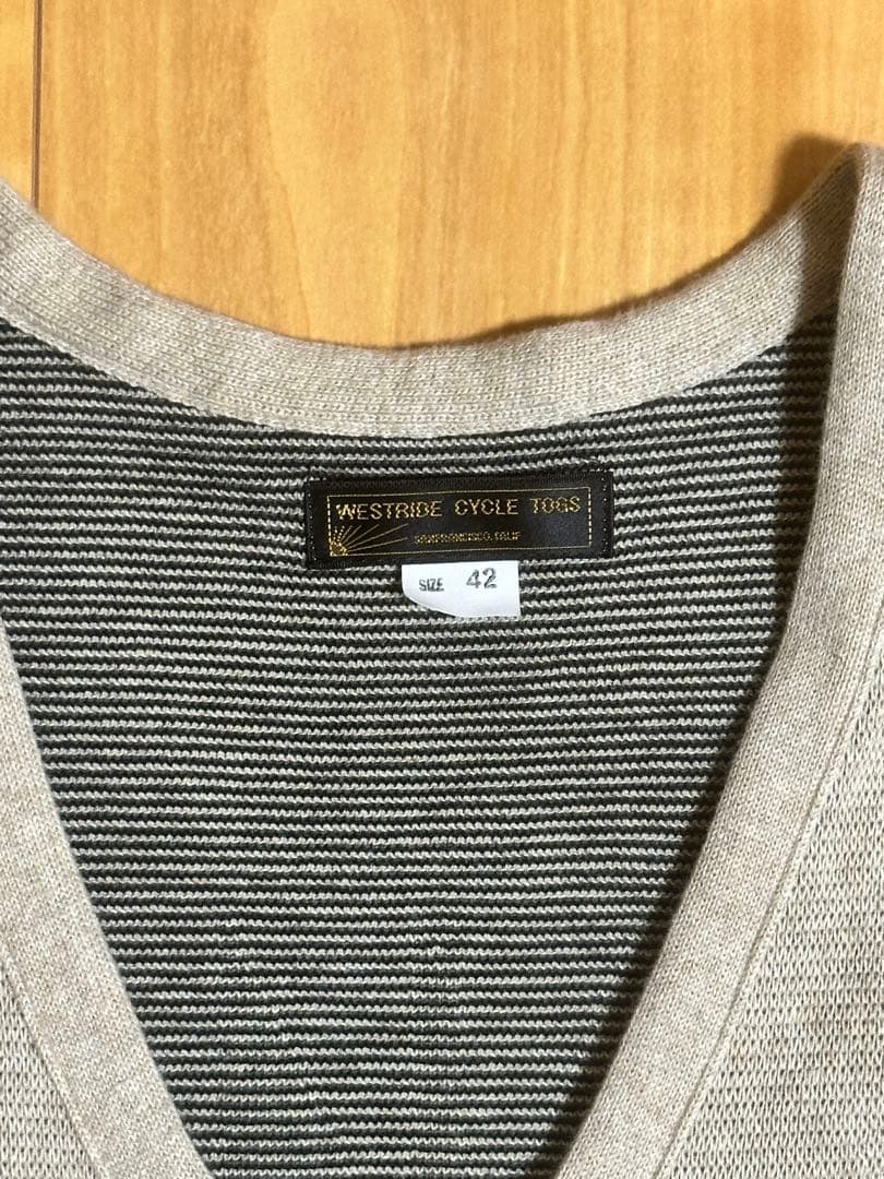 ラグベスト　ネイティブ柄　ベージュ　42