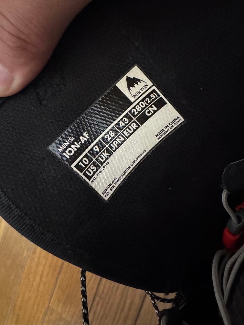 BURTONスノーボードブーツ 28cm ION-AF speed-zone