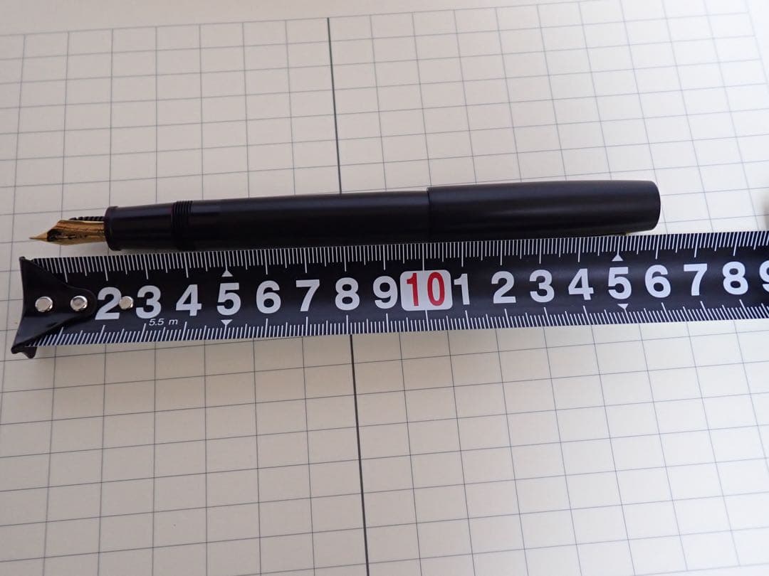 【廃番】masahiro万年筆 エボナイト パイロット 中字（M） インク止め式