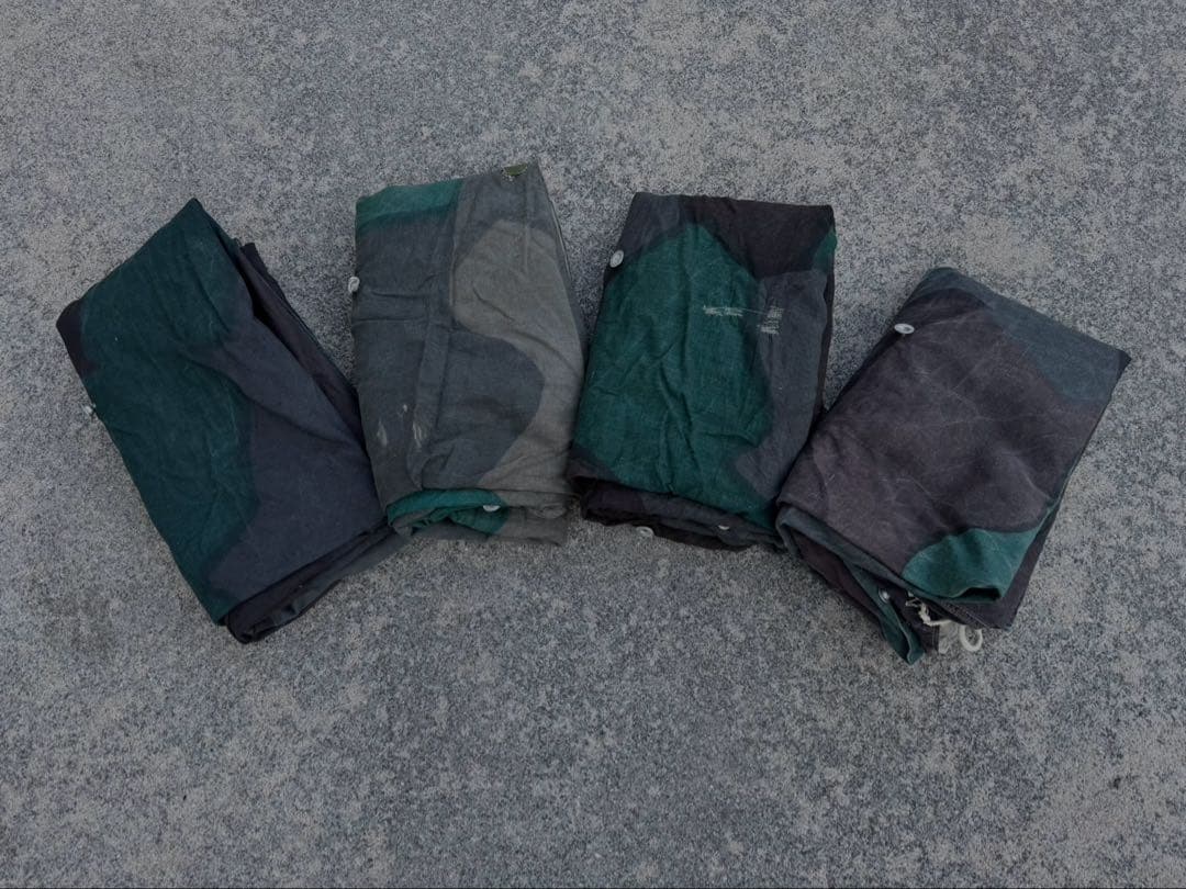 スウェーデン軍テントシート＊濃いめ