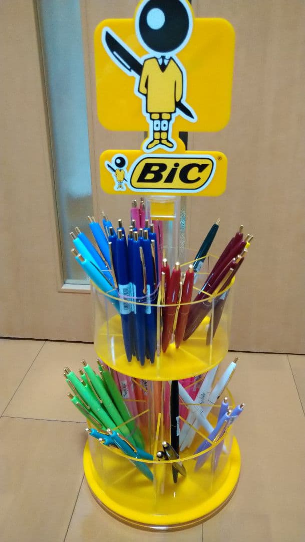 【非売品】bic ビック ボールペン 回転什器　ペンスタンド