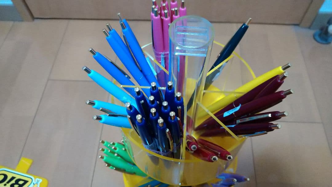 【非売品】bic ビック ボールペン 回転什器　ペンスタンド