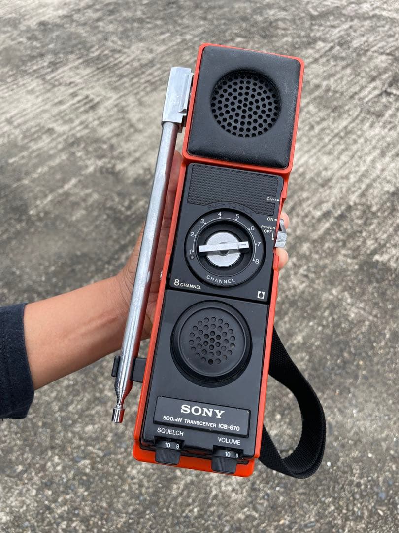 ドーンと値下げ❣️SONY ソニー トランシーバー ICB-670 無線機