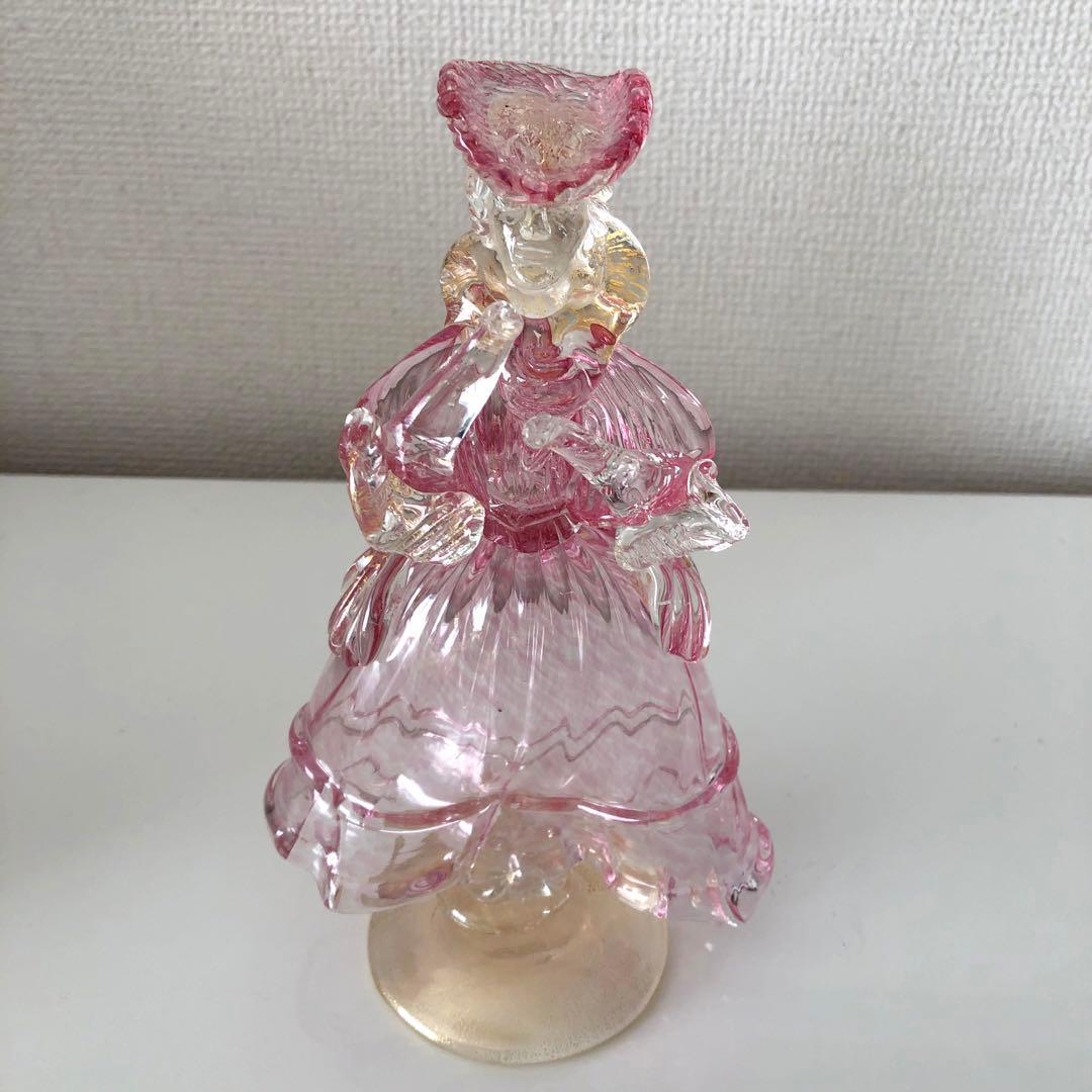 ベネチアンガラス人形　ペア