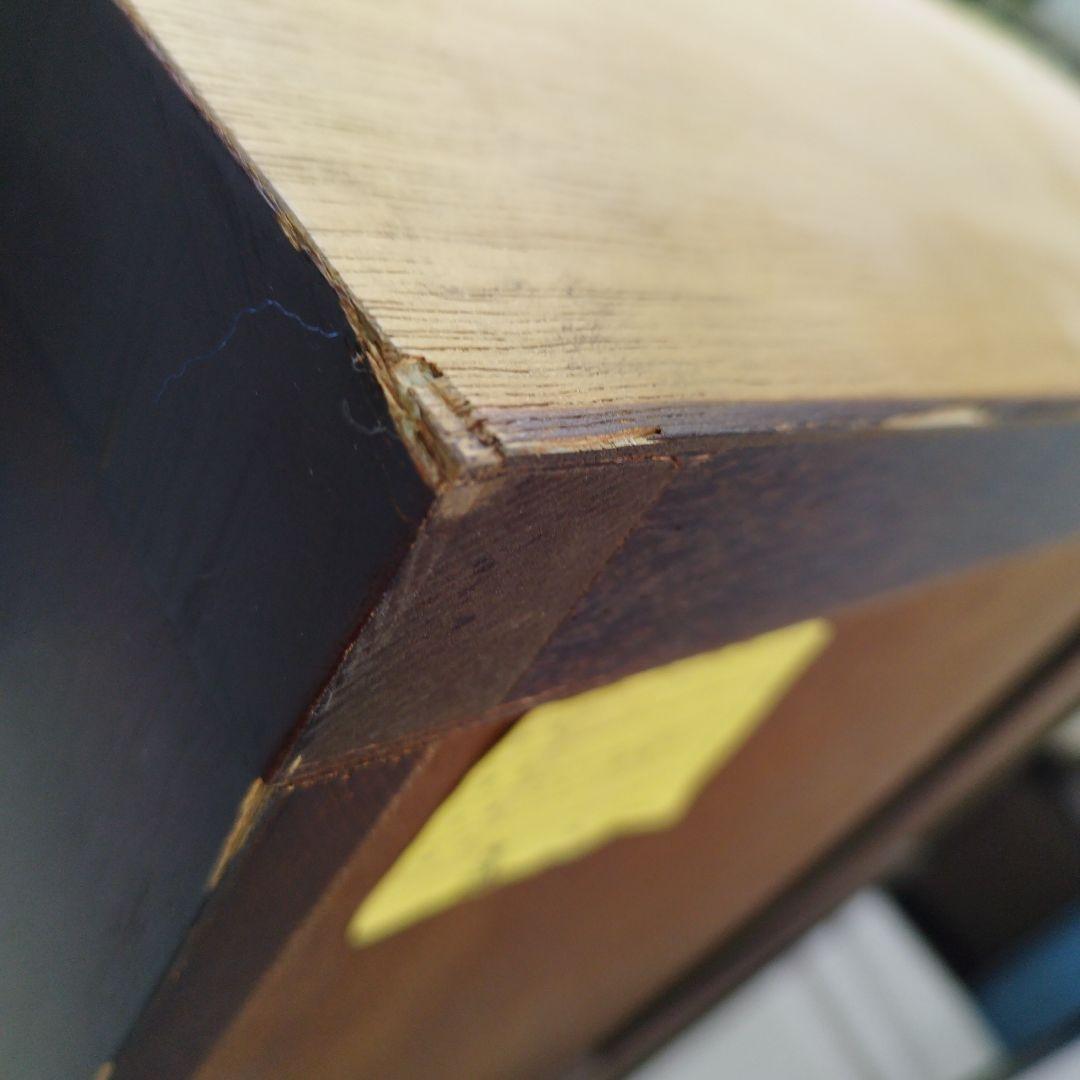 ダークブラウン本棚 ガラス扉付き 5段 書棚 飾棚