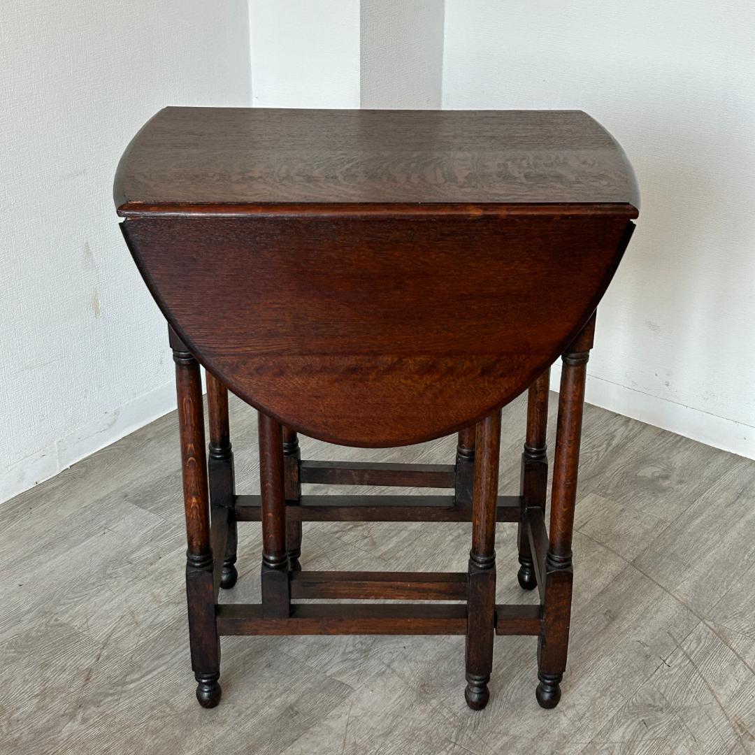イギリス アンティーク家具 ゲートレッグテーブル 1930年頃 851A