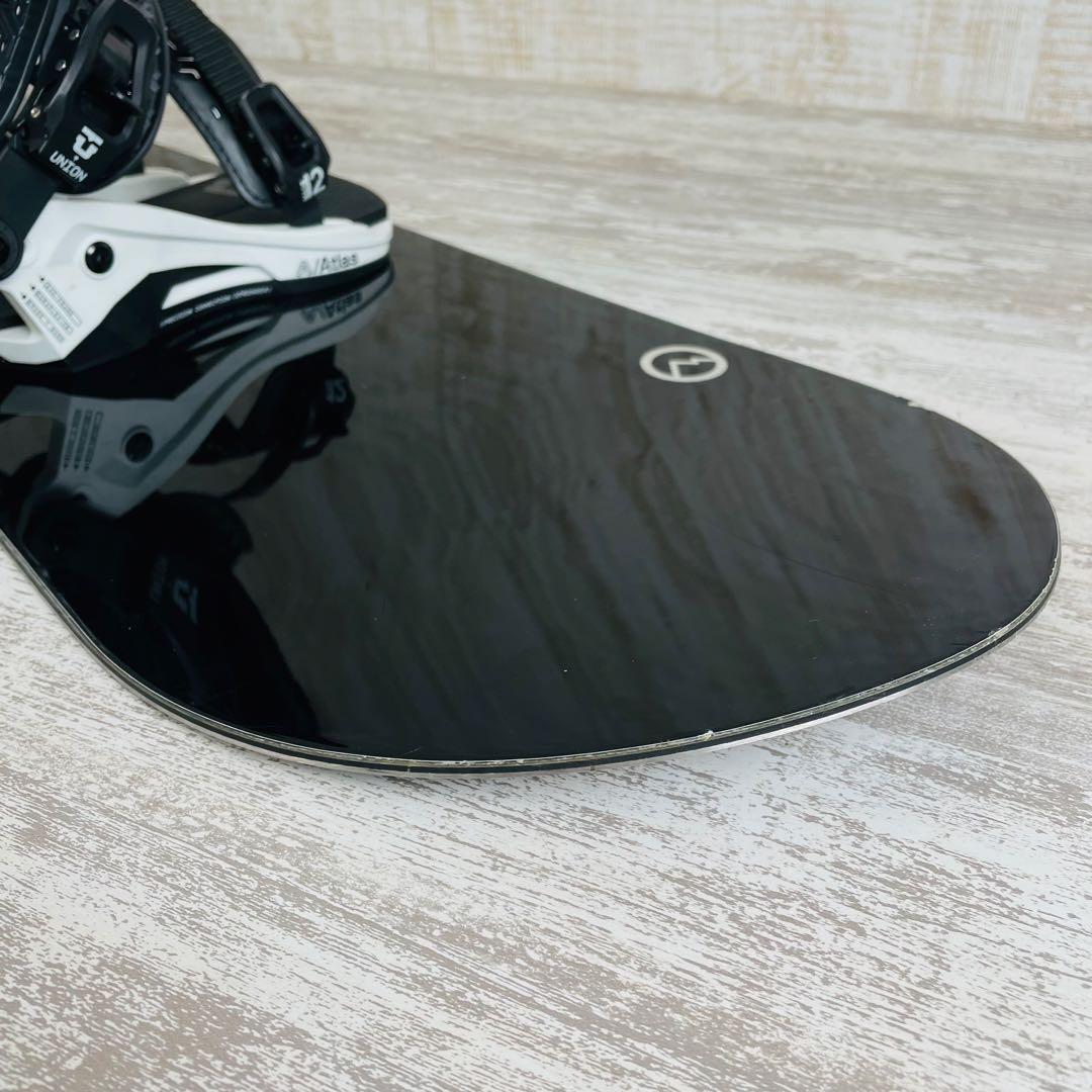NOVEMBERバックシティー158 &ユニオン　アトラスM スノーボードセット