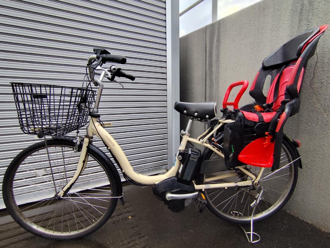 ヤマハ　パス　ナチュラ　26インチ　アシスト自転車 チャイルドシート付