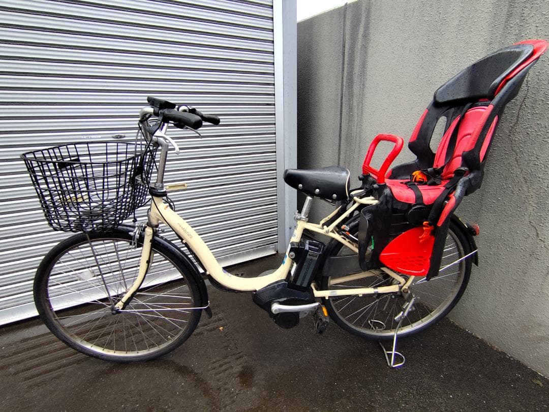 ヤマハ　パス　ナチュラ　26インチ　アシスト自転車 チャイルドシート付