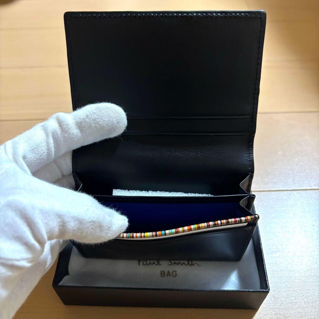 Paul Smith 名刺入れ　オールドレザー2 新品未使用品　ブラック　完売品
