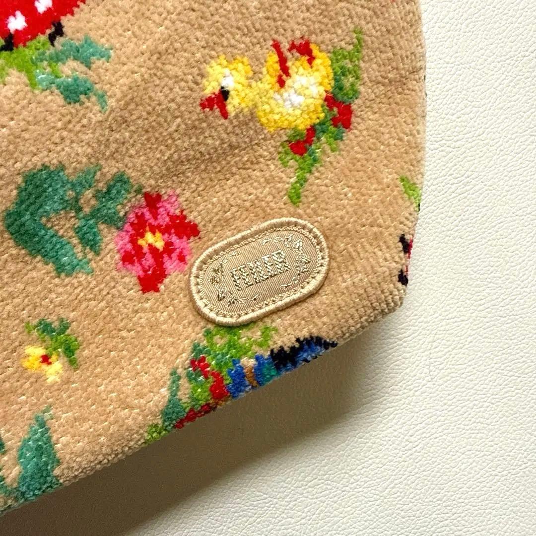 FEILER フェイラー　ハンドバッグ　ハイジ　茶色系　ベージュ系