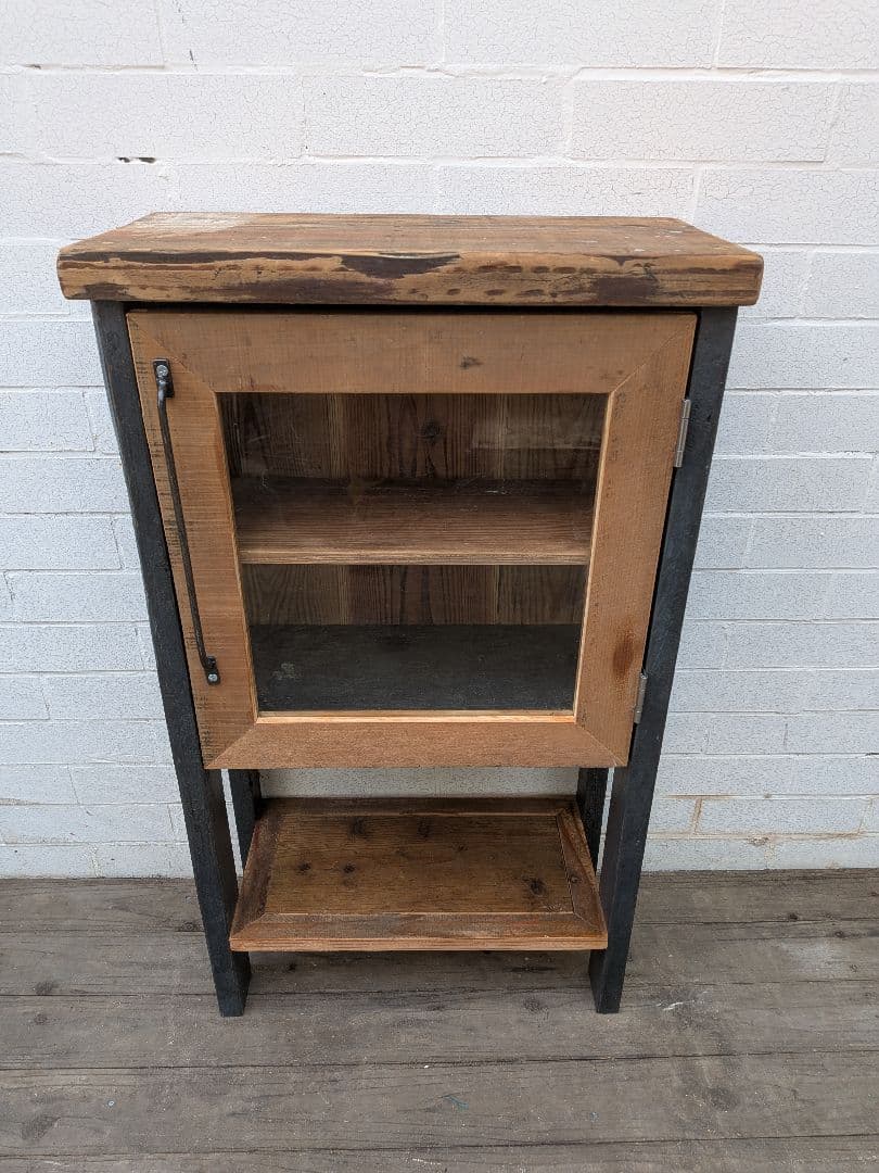 古材かざり棚　グレー