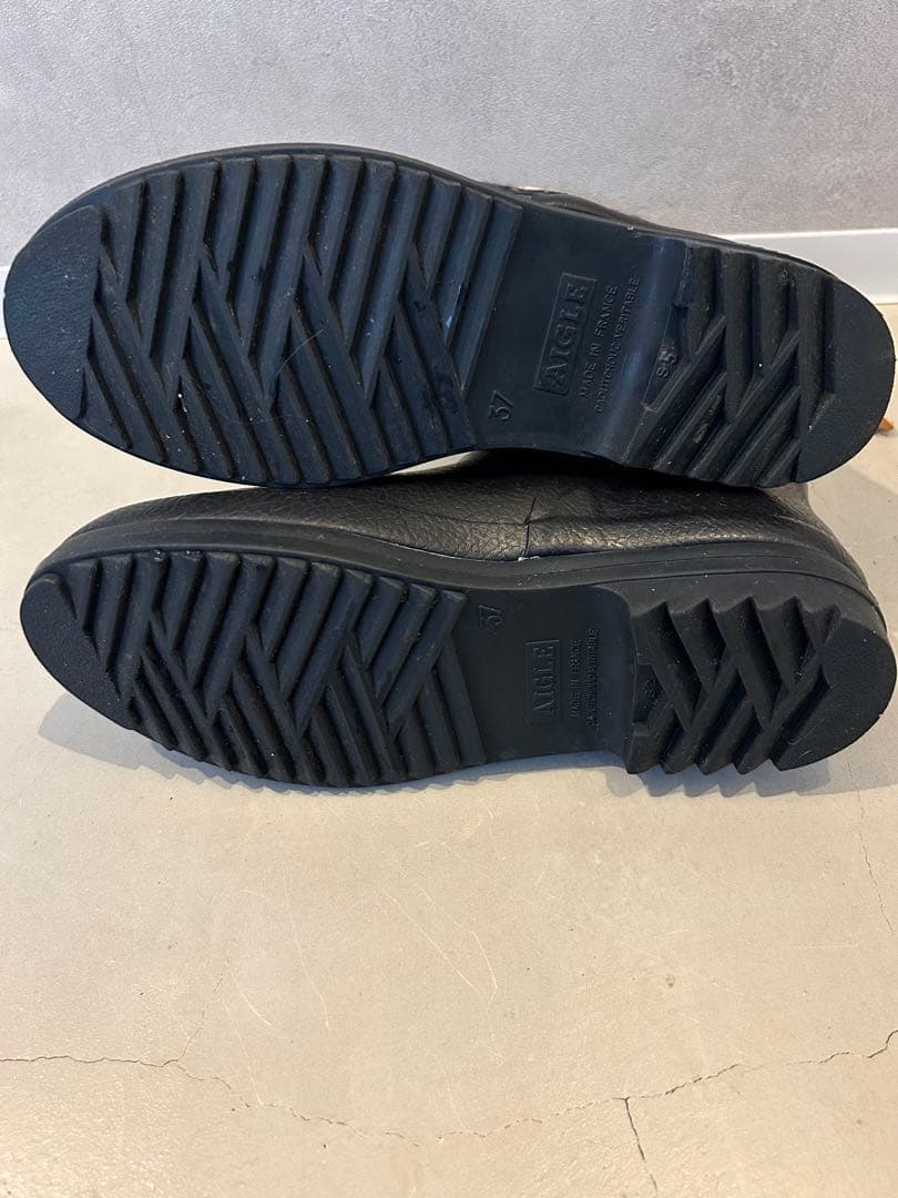 専用＊AIGLE ショートレインブーツ　37サイズ　中敷付き　フェスにも