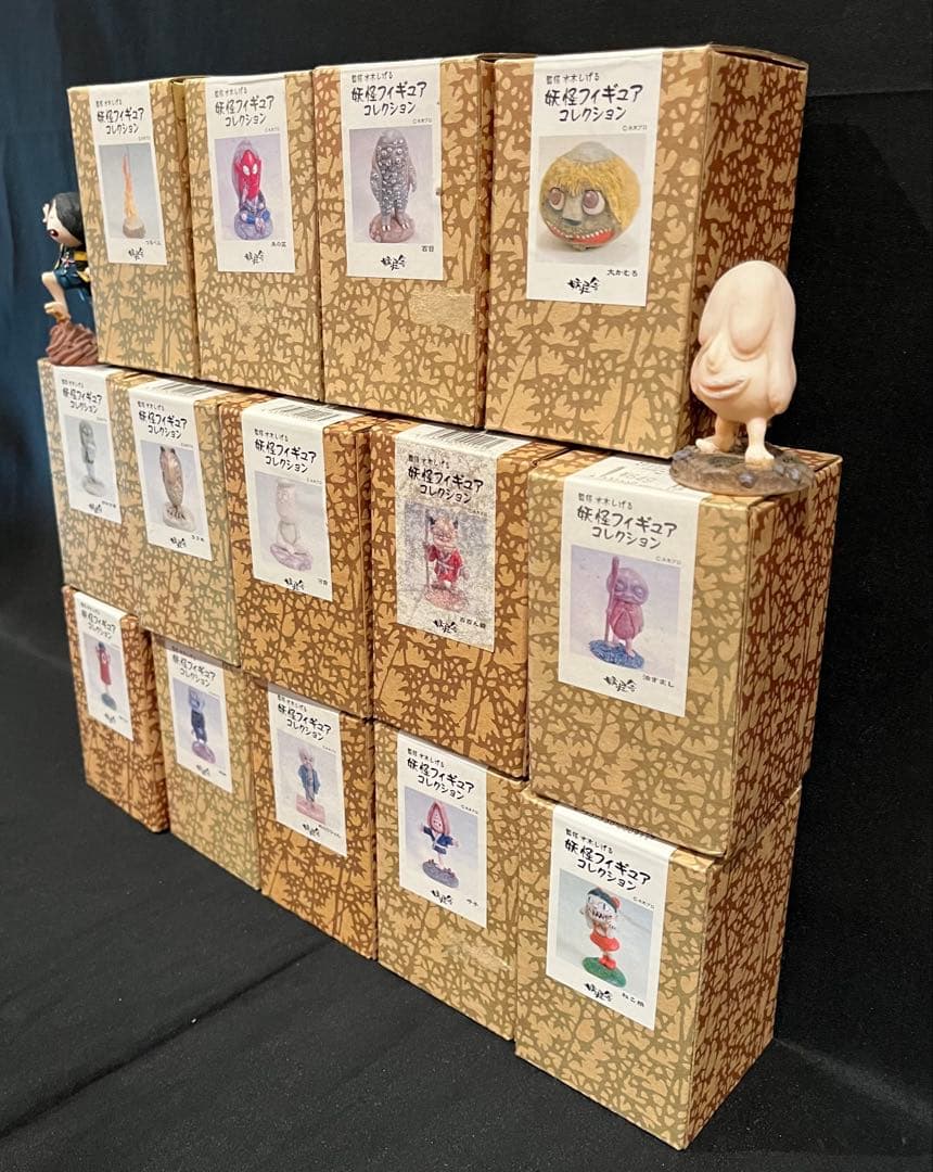 妖怪舎 水木しげる ゲゲゲの鬼太郎 フィギュア 16体 セット ビンテージ 絶版