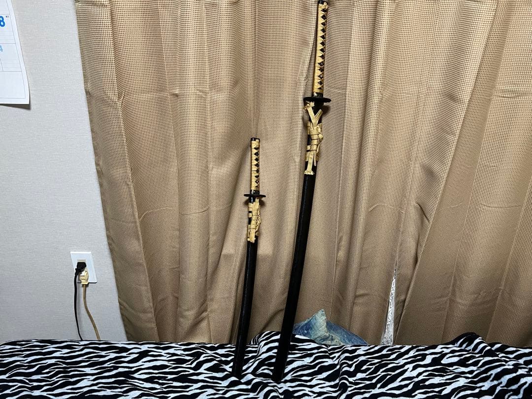 剣道 竹刀 2本セット 黒と金