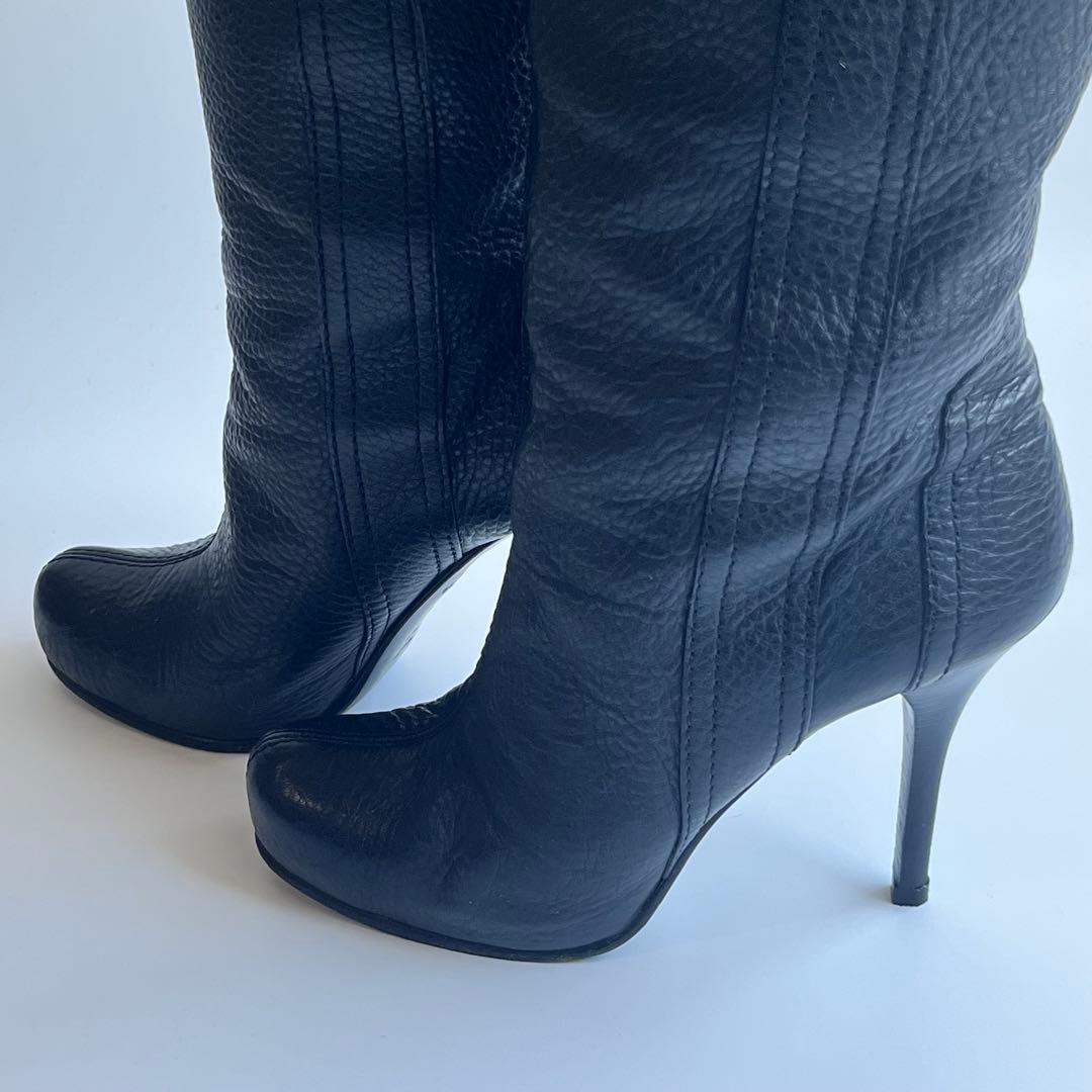 LOUIS VUITTON ルイス ヴィトン レザー ロングブーツ サイズ37