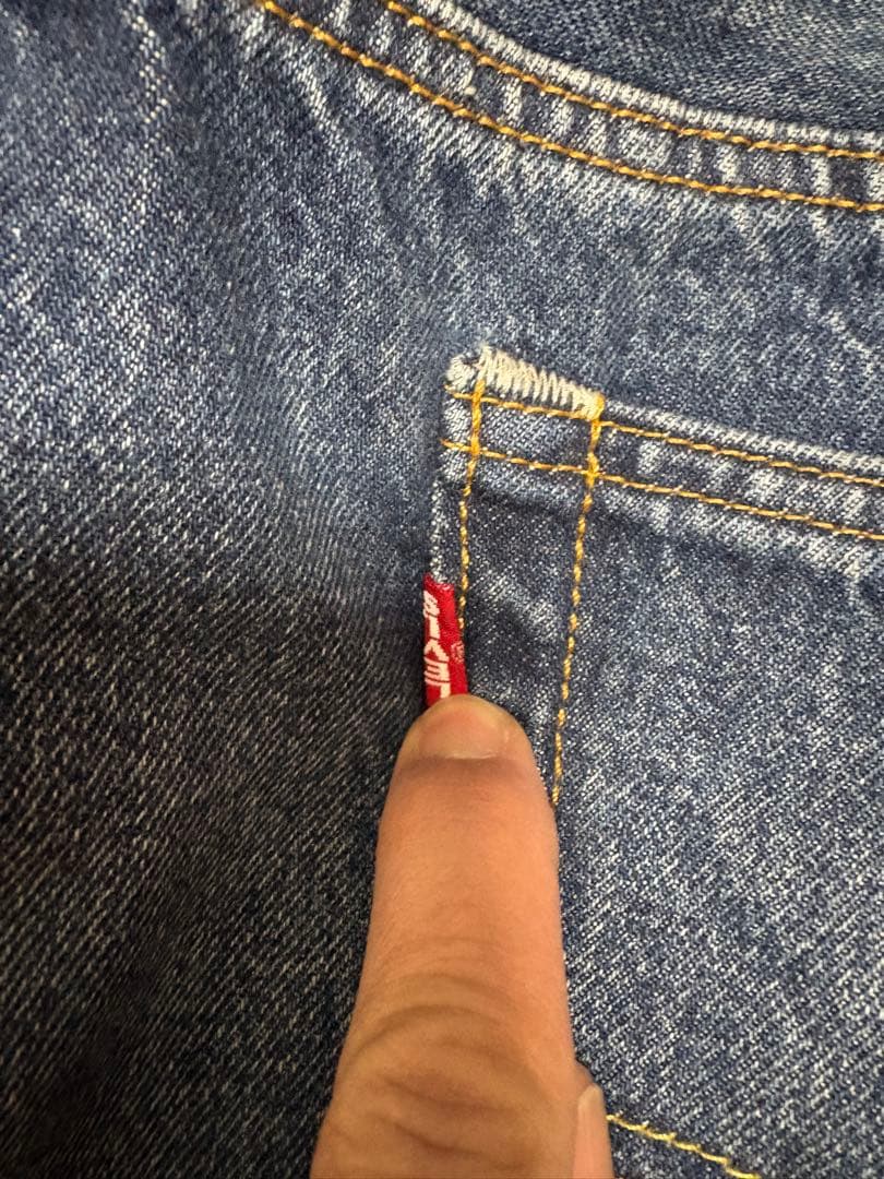【希少】ジャーナルスタンダード別注　LEVI'S 501XX セルビッチ　W44