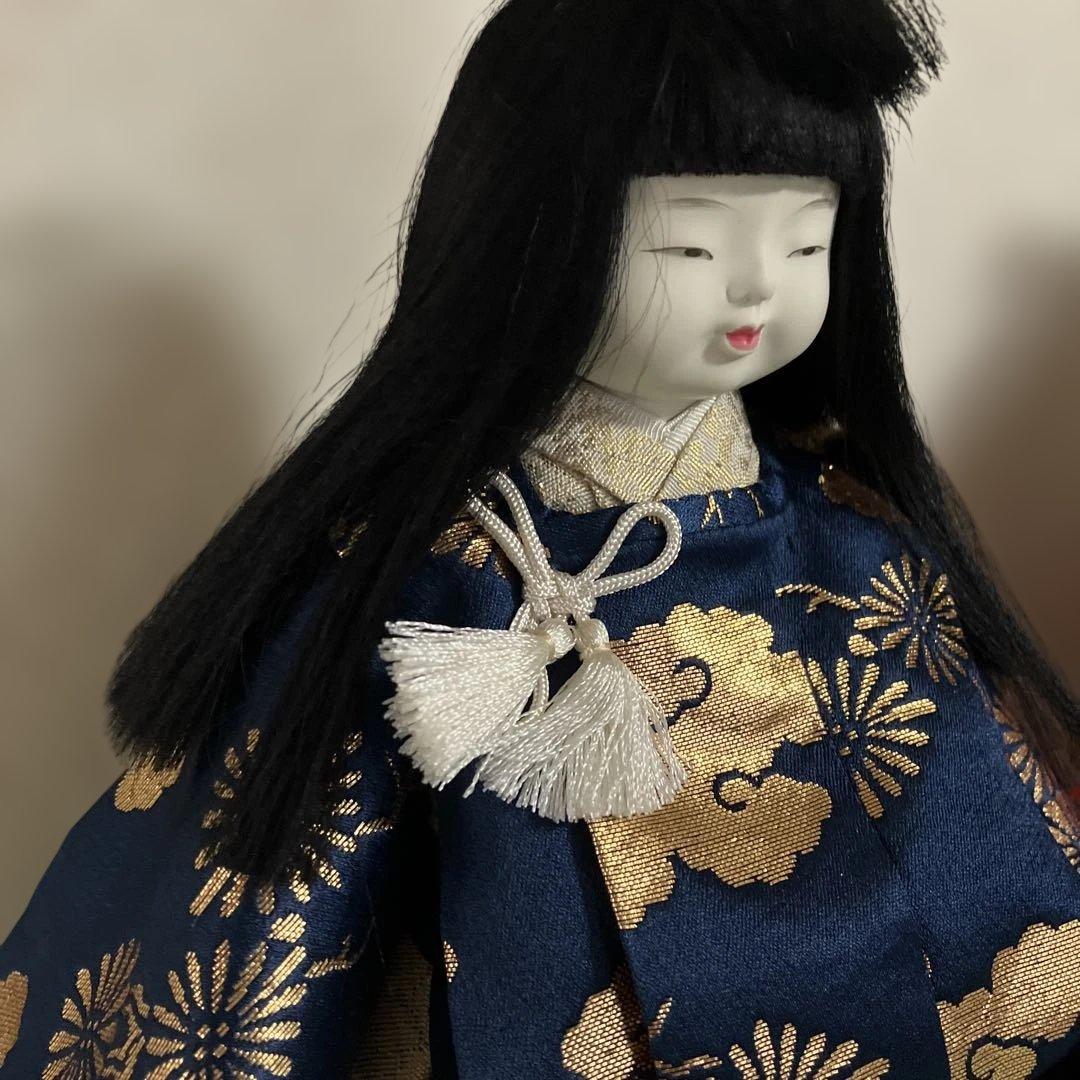 日本人形　男の子女の子　上品な顔立ち