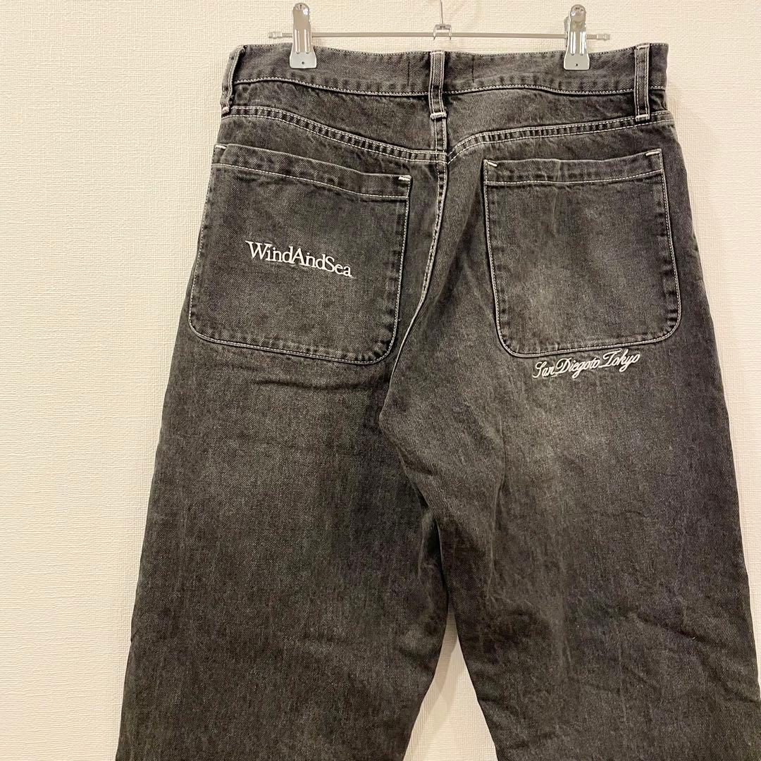 WIND AND SEA LOOSE DENIM PANTS デニムパンツ