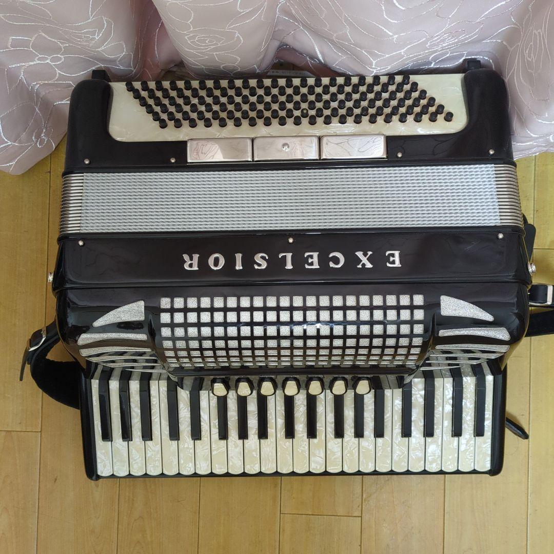 ◎極美品EXCELSIOR308アコーディオンソフトケース幅広背バンド付