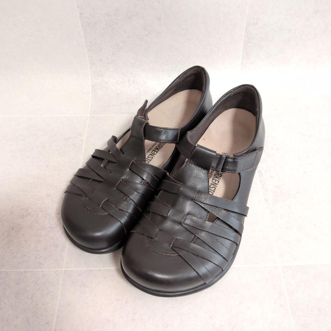 【美品】ビルケンシュトック ジャネーロ 24.5　グルカサンダル ドイツ製